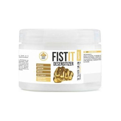 Fist It Desensitizer 500 ml Water-Based Lubricant for Intense Pleasure - Gender-Neutral, Anal Play, Clear - Adult Naughty Store