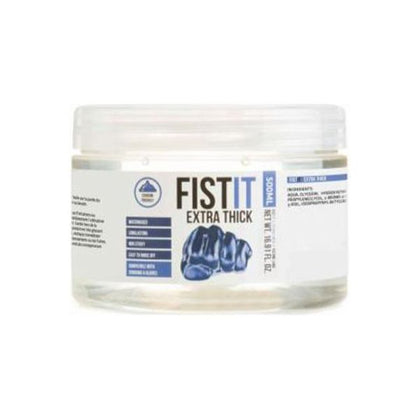 Fist It Extra Thick Water-Based Lubricant 500ml - Professional Grade for All Genders - Intense Pleasure and Sensation - Clear