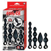 Introducing the Anal-ese Collection Vibrating Anal Fantasy Kit - Black: The Ultimate Pleasure Experience for All Genders! - Adult Naughty Store