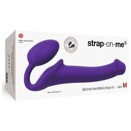 Strap-on-me Semi-realistic Bendable Strap-on Purple Size M - Adult Naughty Store