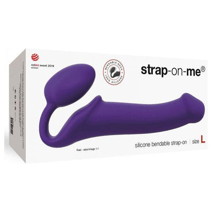 Strap-On-Me Semi-Realistic Bendable Strap-On Purple Size L - Ultimate Pleasure for Women - Adult Naughty Store