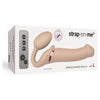 Strap-On-Me Vibrating 3 Motors Strap On L - Vanilla: The Ultimate Pleasure Experience for Couples - Adult Naughty Store