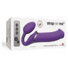 Strap-On-Me Vibrating 3 Motors Strap On XL - Purple: Powerful Pleasure for Couples