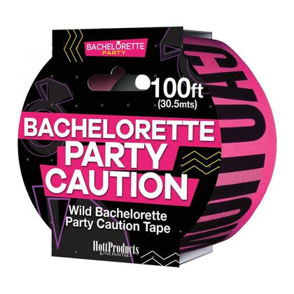 PartyFun™ Bachelorette Caution Tape - Wild Bachelorette Party Caution, 100 ft, Vibrant Pink