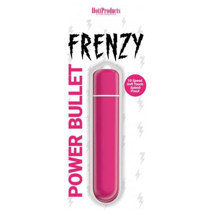 Frenzy Power Bullet Pink 10-Speed Vibrating Bullet for Intense Pleasure