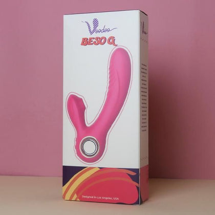 Beso G Pink Dual Stimulation G-Spot Vibrator for Women - Model BG-2001 - Clitoral and G-Spot Pleasure - Pink