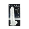 Addiction Pearl Dong 8.5-Inch W-Power Bullet - Premium Pearlized Dildo for Intense Pleasure and Satisfaction - Model: PRL-850WB - Unisex - Perfect for Deep Stimulation - Pearl White