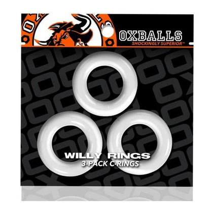 Oxballs Willy Rings 3-Pack Cockrings O-s White

Introducing the Oxballs Willy Rings 3-Pack Super Stretch Cockrings - Model O-s White.