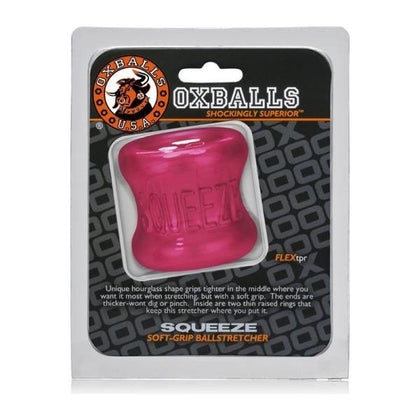 Oxballs Squeeze Ballstretcher O-S Hot Pink: The Ultimate Male Genital Enhancer for Unparalleled Pleasure and Sensational Stimulation - Adult Naughty Store