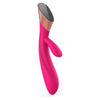 Metis Touch Panel Rabbit Vibrator - Model MT-2001 - Women's Dual Stimulation Toy for Clitoral and G-Spot Pleasure - Fuchsia - Adult Naughty Store