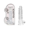 Realrock Crystal Clear Realistic Dildo with Balls - 8