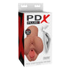 Introducing the PDX Plus Pick Your Pleasure Stroker Tan: The Ultimate Dual Pleasure Experience for Men - Adult Naughty Store