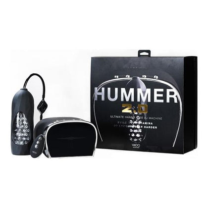 Vedo Hummer 2.0 Hands-Free Sucking and Stroking BJ Machine - Model HM2.0 - For Men - Ultimate Oral Pleasure - Black