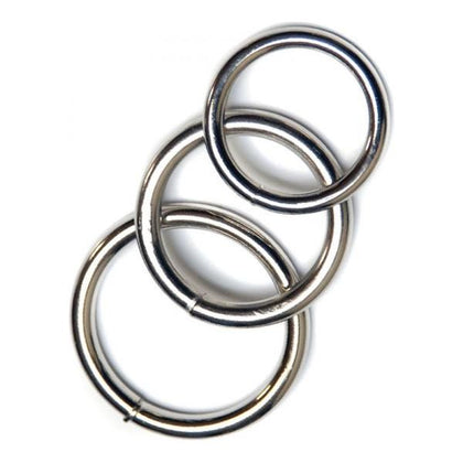 KinkLab Steel O'rings - 3 Pack: The Ultimate Enhancement Set for Intense Pleasure - Adult Naughty Store