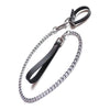 Kinklab Buckling Cock Ring and Chain Leash Set - Premium BDSM Toy for Men - Model BRCR-2021 - Enhances Pleasure and Control - Black - Adult Naughty Store