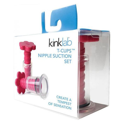 Kinklabt-cups Nipple Suction Set - Intensify Pleasure with the Kinklabt Nipple Suction Set NS-5000 for All Genders - Enhance Sensation and Explore New Heights of Pleasure - Black