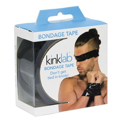 KinkLab Unisex Bondage Tape - Model BTK-200 - Black - Enhance Your Sensual Play Experience