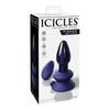 Icicles No. 85 Rechargeable Vibrating Glass Plug with Remote Control - Ultimate Pleasure for Couples - Clear - Adult Naughty Store