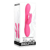 Evolved Bunny Kisses Rechargeable Silicone Rabbit Vibrator - Model X123 - Dual Stimulation - Pink - Adult Naughty Store