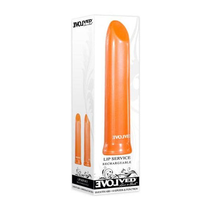 Evolved Lip Service Rechargeable Bullet - Orange

Introducing the Evolved Lip Service Rechargeable Bullet - The Ultimate Pleasure Companion for All Genders, Delivering Sensational Stimulation - Adult Naughty Store