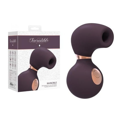 Introducing the Shots Irresistible Invincible Purple Clitoral Vibrator - Model 10X for Women, Delivering Unparalleled Pleasure! - Adult Naughty Store