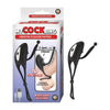 Introducing the Pleasure Partner Black Cockring Vibrating Pleasure Toy - Model XYZ123 - Male - Enhances Girth - Scrotum Cinch - Waterproof - Body-Safe Silicone - 10 Functions - Adult Naughty Store