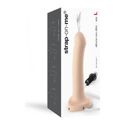 Strap On Me Semi Realistic Cum Dildo - Vanilla Large (Fluid Not Included) - Adult Naughty Store