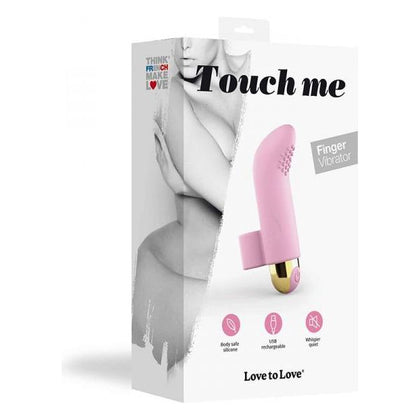Love To Love Touch Me Pink Finger Vibrator - Intense G-Spot Stimulation for Women - Model LTLPFV-001 - Pink