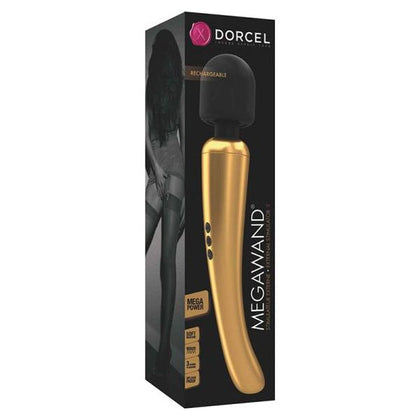Dorcel Megawand Gold Rechargeable Clitoral Stimulator - Model MWG-160 - Women's Pleasure - Gold