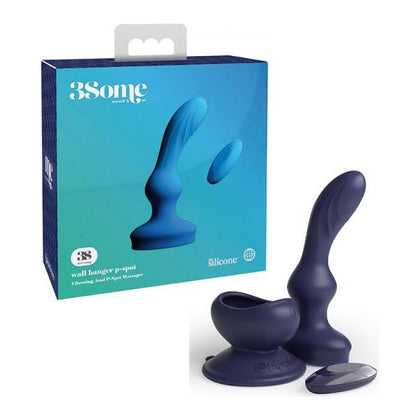 Introducing the SensaPro P-Spot Wall Banger Rechargeable Vibrating Massager - Model PB-3000B: The Ultimate Blue Pleasure for Men!