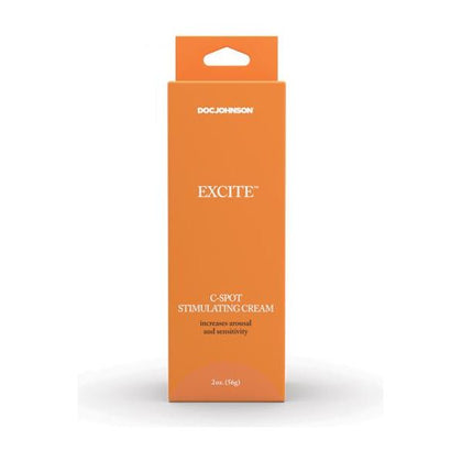 Doc Johnson Excite C-Spot Stimulating Cream 2 Oz. - Intensify Pleasure with Moisturizing Clitoral Gel - Increase Arousal and Sensitivity - No Parabens or Sugar - Made in America