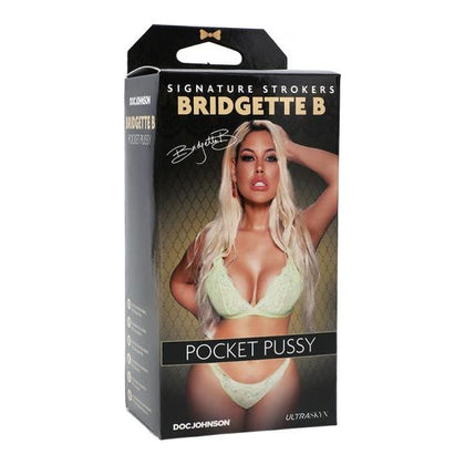Bridgette B Signature Strokers Ultraskyn Pocket Pussy - Model BB-001: Realistic Male Masturbator for Intense Pleasure - Skin Tones