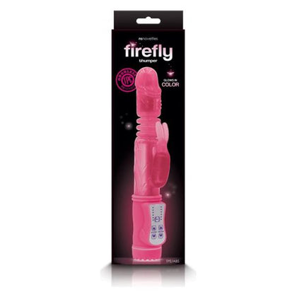 Firefly Thumper Thrusting Rabbit Vibrator - Model RT-2000 - For Women - Dual Stimulation - Pink - Adult Naughty Store