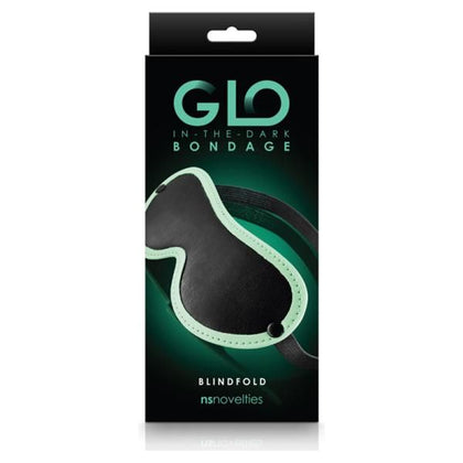 NS Novelties GLO Bondage Blindfold Green - Sensual Pleasure Enhancer for BDSM Enthusiasts