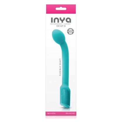 Inya Oh My G G-spot Vibrator Rechargeable Teal - Adult Naughty Store