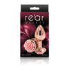 Introducing the SensaToys Rear Assets Rose Anal Plug - Small - Pink: The Ultimate Pleasure Experience for All Genders! - Adult Naughty Store