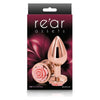 Introducing the Exquisite Rear Assets Rose Anal Plug - Medium - Pink: A Lightweight and Sensual Aluminum Pleasure Toy for Unforgettable Pleasure - Adult Naughty Store