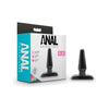 Anal Adventures Basic Anal Plug Small - Model AA-BAP-S-BLK - Unisex Anal Pleasure - Black - Adult Naughty Store