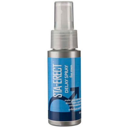 Sta-Erect Delay Spray 1oz. - Ultimate Performance Enhancement for Men - Model SE-1 - Targeted Control for Extended Pleasure - Clear - Adult Naughty Store