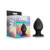 Anal Adventures Platinum - Silicone Anal Stout Plug - Large - Black - Adult Naughty Store