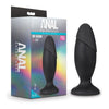 Anal Adventures Platinum Silicone Rocket Plug - Model R-1001 - Unisex Anal Toy for Intense Pleasure - Black - Adult Naughty Store