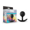 Anal Adventures Platinum - Silicone Vibra Plug - Model VPS-001 - Unisex - Anal Pleasure - Black - Adult Naughty Store