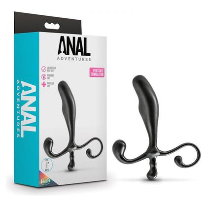 Anal Adventures Prostate Stimulator - Model P1 - Male P-Spot Pleasure - Black
