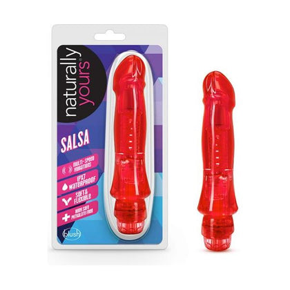 Naturally Yours - Salsa Vibrator - Model XY-500 - Female - Clitoral Stimulation - Red