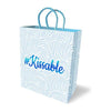 Introducing the Sensual Pleasures Kissable Gift Bag - Deluxe Blue Pastel Edition - Adult Naughty Store