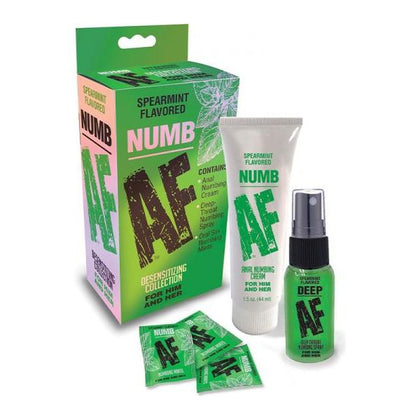 Introducing the SensaPleasure Numb AF Kit - The Ultimate Pleasure Collection for Enhanced Sensations and Comfort - Adult Naughty Store