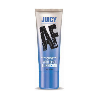 Juicy AF Water-Based Lube - Blue Raspberry 4 Oz: The Ultimate Intimate Pleasure Enhancer for All Genders and Sensual Delights