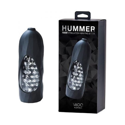 Vedo Hummer 2.0 Rechargeable Vibrating Sleeve - Black Pearl: The Ultimate Pleasure Enhancer for Men
