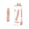 Vedo Rialto V2 Rechargeable Vibrating Silicone Dildo - Unisex G-Spot and Prostate Stimulation - Vanilla - Adult Naughty Store