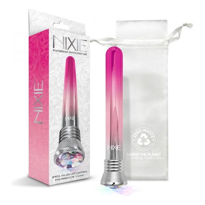 Introducing the Nixie 10-Function Waterproof Classic Vibe - Pink Ombre Glow: The Ultimate Pleasure Companion for All Genders! - Adult Naughty Store